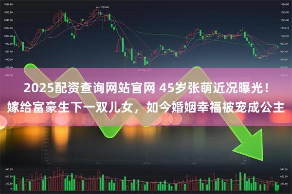 2025配资查询网站官网 45岁张萌近况曝光!嫁给富豪生下一双儿女,如今婚姻幸福被宠成公主