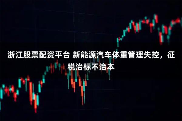 浙江股票配资平台 新能源汽车体重管理失控，征税治标不治本